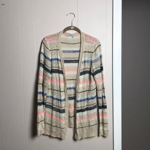 Striped Sweater Cardigan